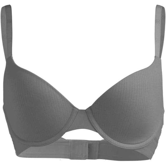 Wolford Beauty Cotton Full Cup Bra Smoke female 32A