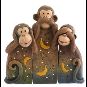 See, Speak, Hear No Evil Monkeys