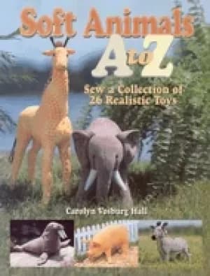 soft animals a to z sew a collection of 26 realistic toys