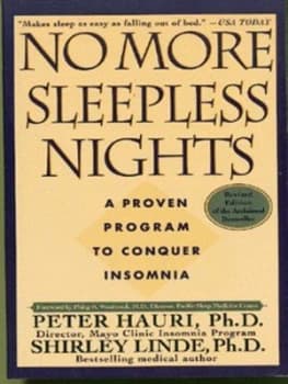 No More Sleepless Nights by Peter Hauri Book