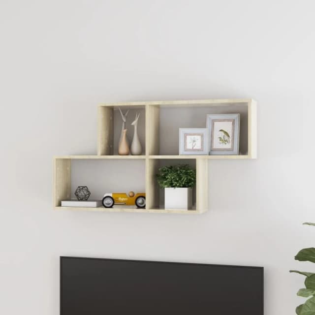VIDAXL Vidaxl - Wall Shelf Sonoma Oak 100x18x53cm Engineered Wood 8720286595817