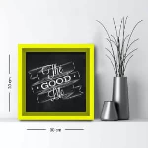 3030AHS-010 Multicolor Decorative Framed MDF Painting