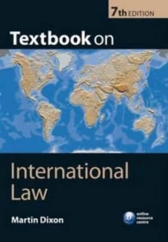 Textbook on International Law by Martin Dixon Paperback