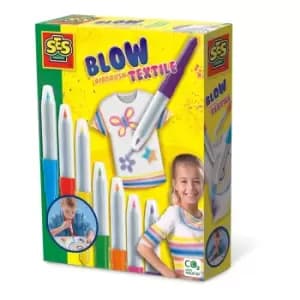SES Creative Textile Blow Airbrush Pens, Five Years and Above (00281)