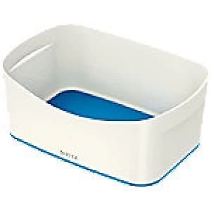 Leitz MyBox WOW Storage Tray White, Blue Plastic 24.6 x 16 x 9.8 cm
