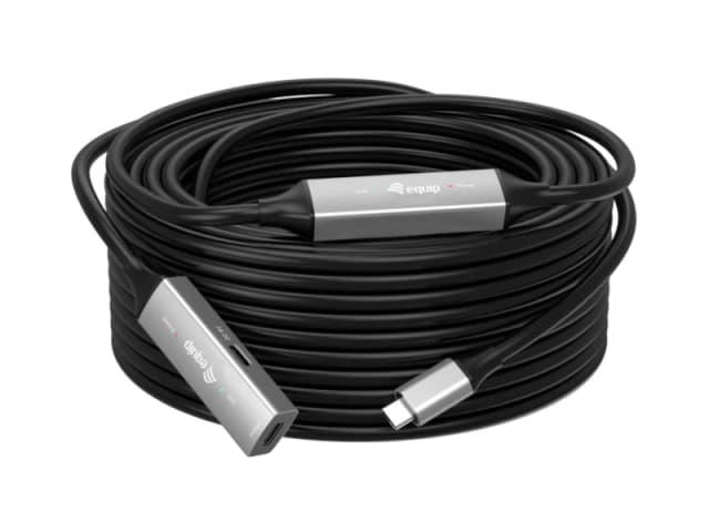 Equip USB-C to C Active extenstion Cable. 10m. 5Gbps