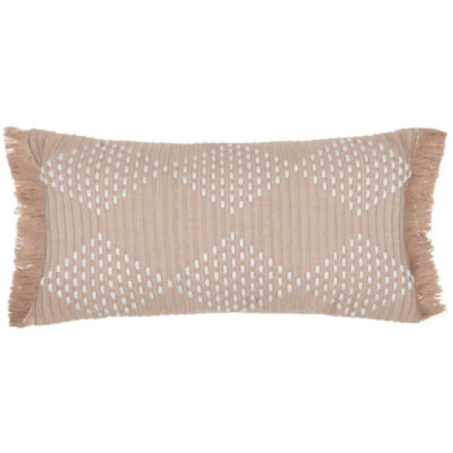 Furn. Kadie Outdoor/indoor Woven Feather Filled Cushion