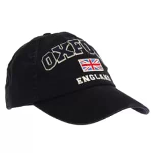 Unisex Navy Blue Oxford England Union Flag Cap (One size) (navy)