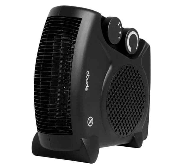 ABODE AFH1001B Hot & Cool Fan Heater - Black 5056233839349