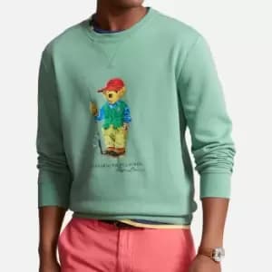 Polo Ralph Lauren Bear Cotton-Blend Jersey Sweatshirt - M