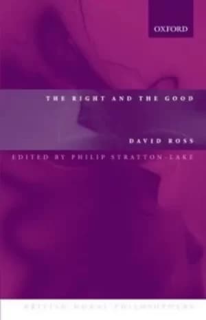 The right and the good by W. D. Ross