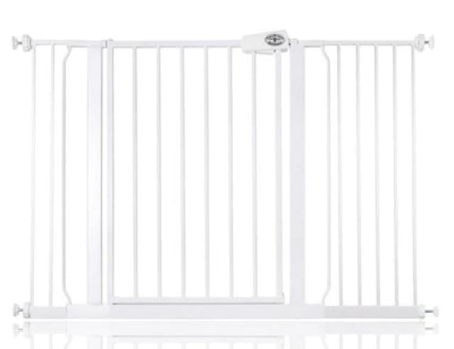 Bettacare Easy Fit Gate, 120.3Cm - 128.3Cm, White, Pressure Fit Stair Gate, Baby Gate For Doors Hallways And Spaces
