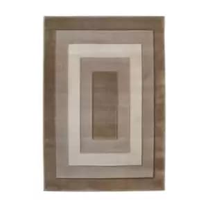 Homemaker Daytona Border Latte Rug 120 x 170cm