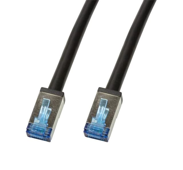 FDL 0.5M CAT. 6A S/FTP PIMF PATCH CABLE - EXTERNAL PE