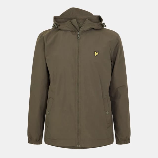 Lyle and Scott Zip Through Jacket - Green Green XS