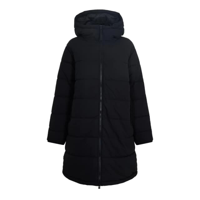 Timberland Womens WR Puffer Long Puffer Jacket Black female 8 (XS)