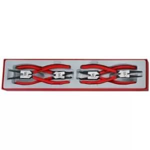 Teng Tools TTX474-9 4 Piece Mega Bite Circlip Plier Set