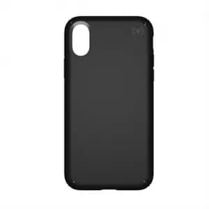 Speck Presidio iPhone X Black Phone Case IMPACTIUM Shock Barrier Dust