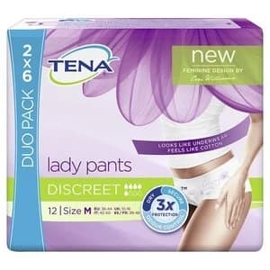 TENA Lady Pants Discreet Duo Medium 12pc