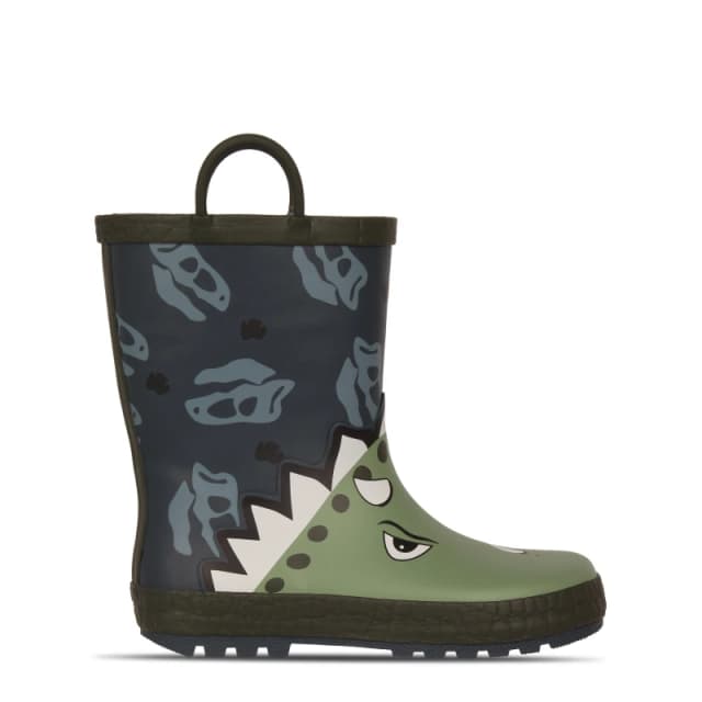Gelert Print Welly - Green Green C10