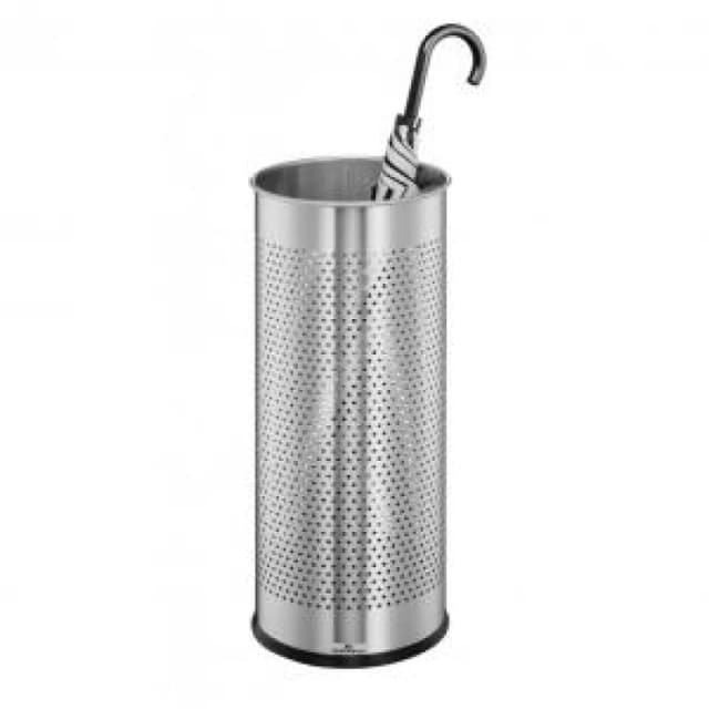 Durable Metal Umbrella Stand Silver