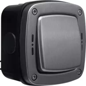 BG Decorative IP66 20A Switch 1 Gang 2 Way in Stainless Steel