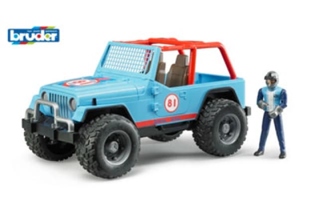 Bruder Bruder 1:16 Jeep Cross Country Racer (Blue) with Multi unisex 01:16