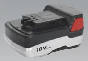 Sealey CP5418VBP Cordless Power Tool Battery 18V 1.3Ah Li-ion for CP5418V