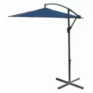 Garden Gear Cantilever Parasol with Cover - Navy