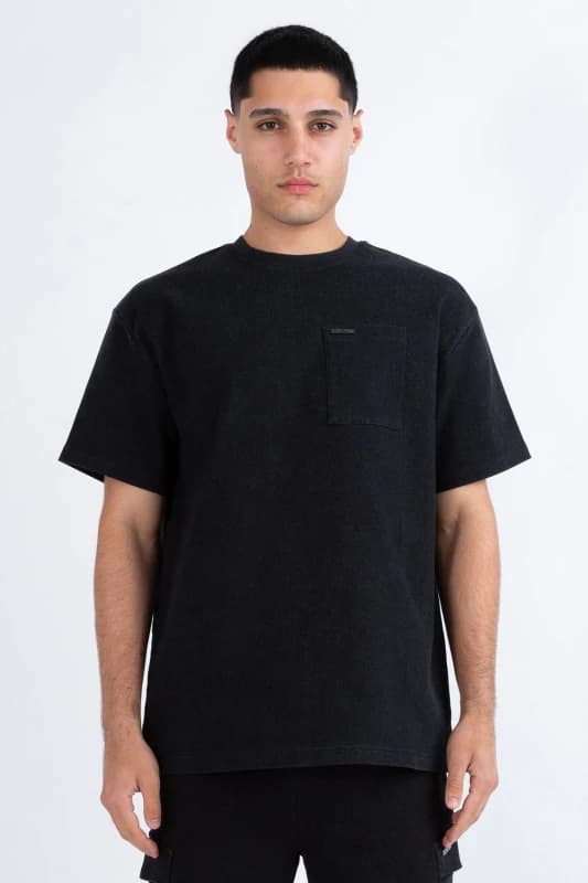 Luke 1977 Mens Gitano Relax Fit T-Shirt in Dark Grey Size: Medium Dark Grey Male M