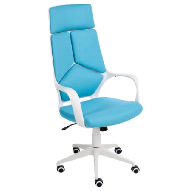 Beliani Office Chair Delight Blue