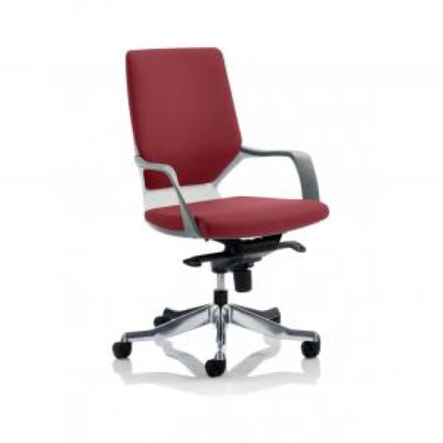 Xenon Executive White Shell Medium Back Bespoke Colour Ginseng Chilli DYNKCUP0614
