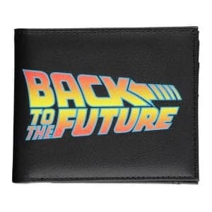UNIVERSAL Back To The Future Logo Bi-fold Wallet - Black