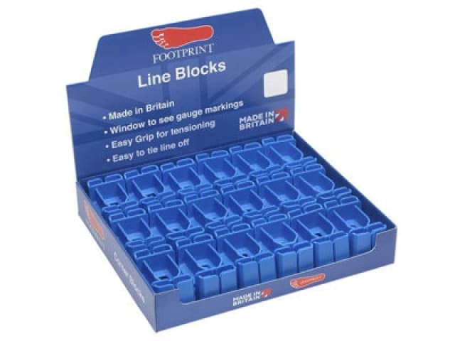 Footprint Line And Corner Block Counter Display For Bricklayers