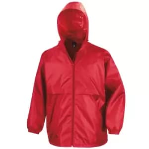 Result Mens Core Lightweight Waterproof Shield Windproof Jacket (2XL) (Red)