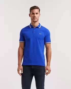 BOSS Blue Short Sleeve Paddy Polo