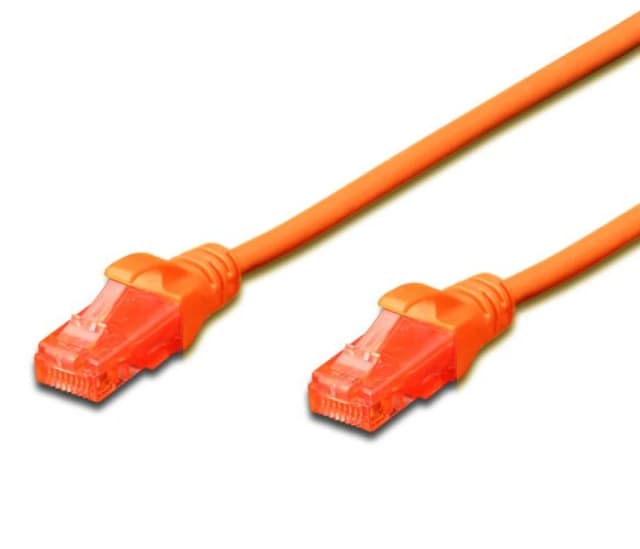 FDL 0.25M CAT.6 UTP PATCH CABLE - Orange