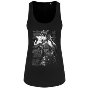 Tokyo Spirit Womens/Ladies Sakura Monochrome Vest Top (M) (Black)