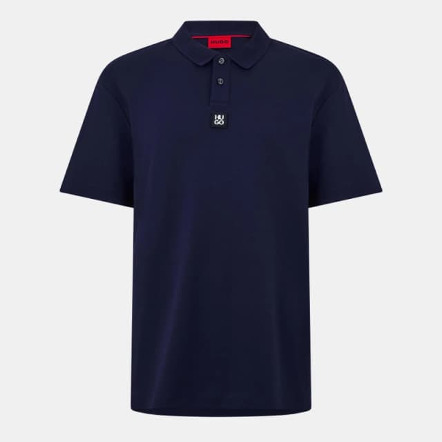 Hugo Mens Deabono Short Sleeve Polo Shirt Navy 418 male S