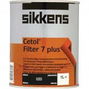 Sikkens Cetol Filter 7 Plus Translucent Woodstain Ebony 1l