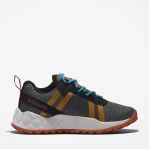 Timberland Greenstride Solar Wave Trainer For Junior In Grey Grey Kids, Size 3.5