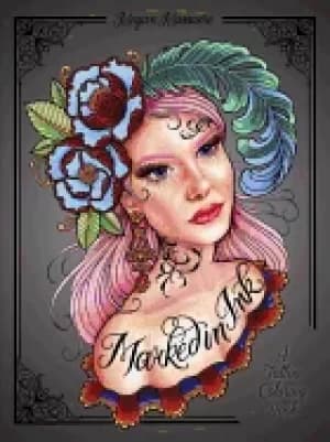 marked in ink a tattoo coloring book