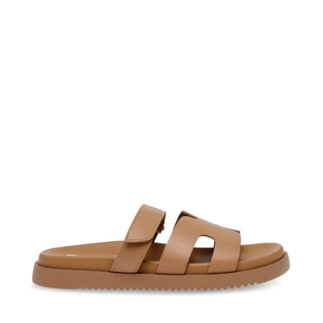 Steve Madden Kids Missilee Flat Sandals Cognac female 3 (35)