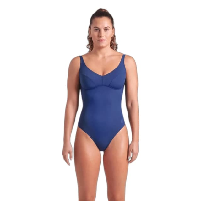 Womens 1 Piece swimsuit Arena Victoria Bleu Female 44