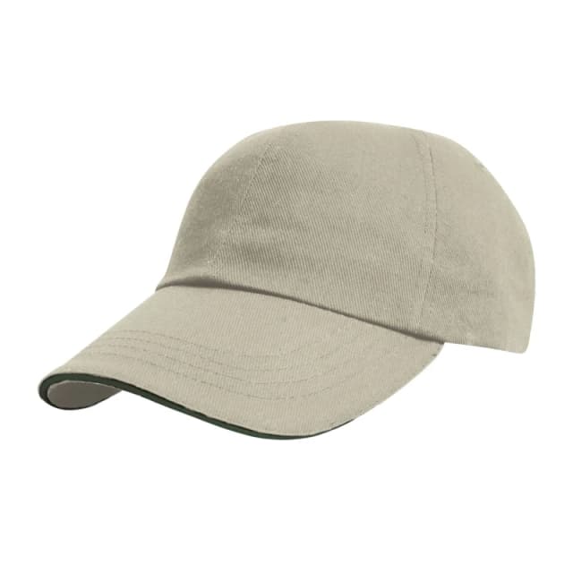 Result Result Men Pro-Style Drill Heavy Cap in Beige Beige One Size Male 5063527353849