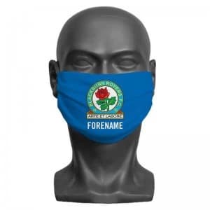 Personalised Blackburn Rovers FC Crest Adult Face Mask