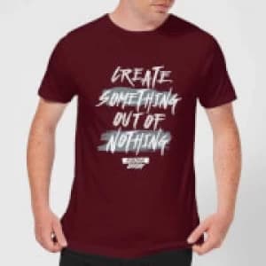Create Something Mens T-Shirt - Burgundy - L