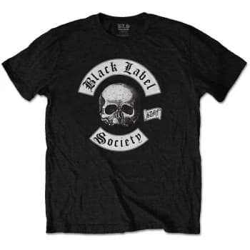 Black Label Society - Skull Logo Unisex Large T-Shirt - Black