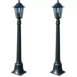 Preston Garden Lights 2 pcs 105cm Vidaxl Green