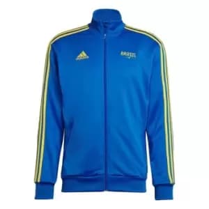 adidas Fifa World Cup Qatar 2022 Brazil Track Top in Blue